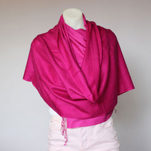 Shaded Pashmina Scarf Bright Pink