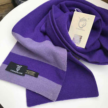 purple cashmere scarf