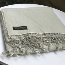 Champagne cashmere shawl