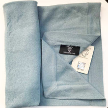 cashmere baby blanket light blue