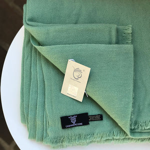Cashmere Blanket Mint Green