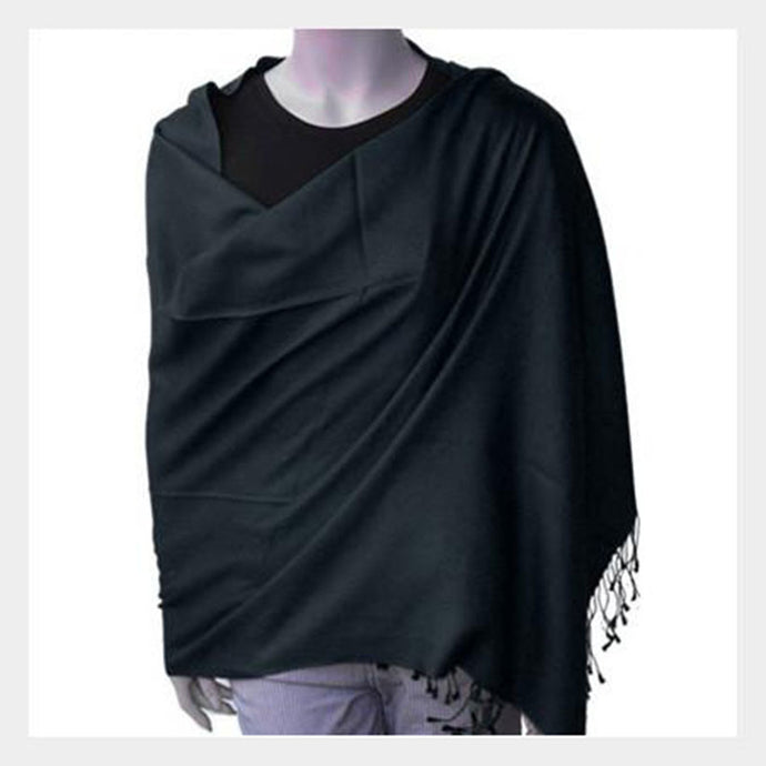 pashmina shawl black