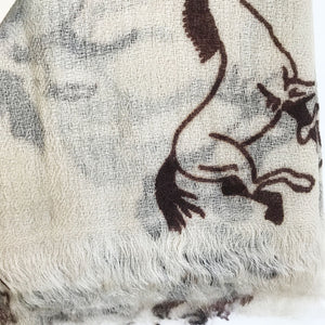 animal print pashmina shawl